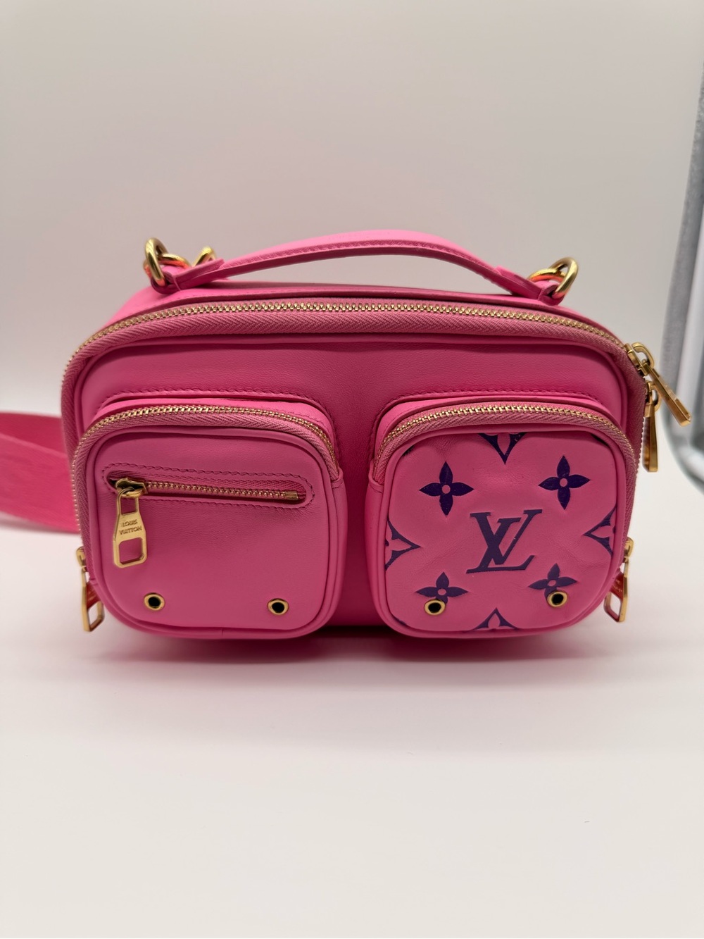 Louis Vuitton Hot Pink utility crossbody